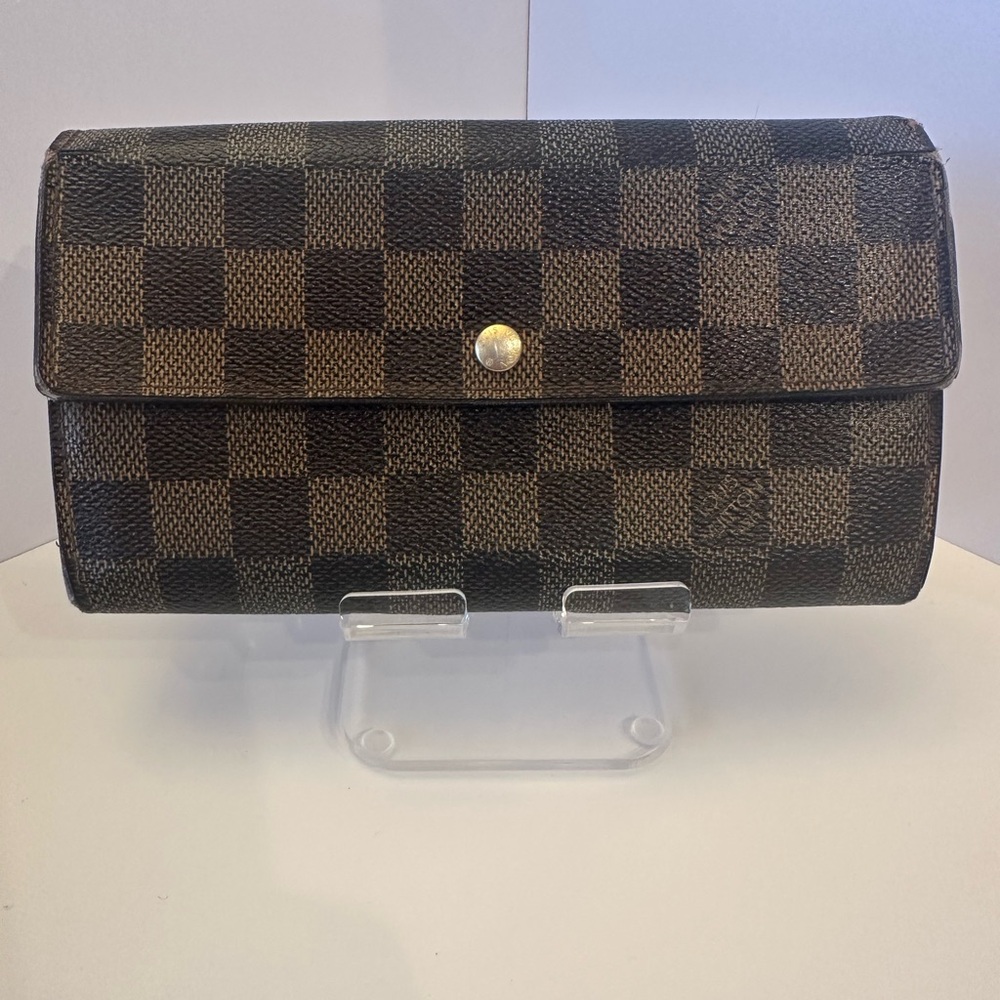 Louis Vuitton Damier Ebene Long Wallet